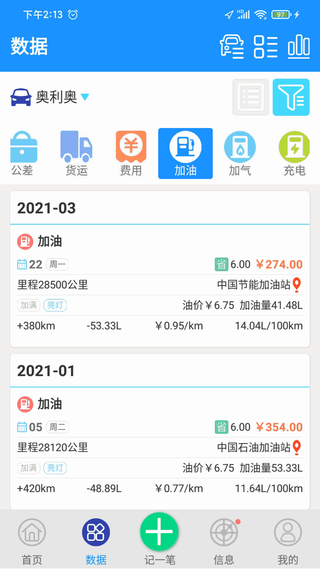 爱车记油耗版